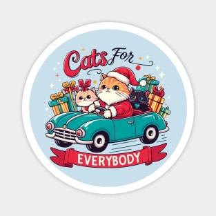 cats for everybody Magnet
